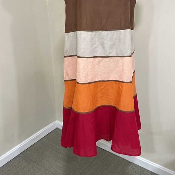 NWOT Spenser Jeremy Striped Spaghetti Strap Dress. Size 10 M medium - Picture 3 of 12